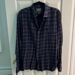 Bonobos mens collared shirt. Slim Fit. Size L